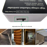 Interrupteur de lumière à détecteur de mouvement intelligent 220V 800W pour intérieur, avec capteur tactile/capteur de main/contrôle de porte - Vente en gros