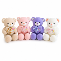 Ours en peluche géant, grande taille, rembourré en coton PP, avec nœud d'amour, cadeau pour la Saint-Valentin