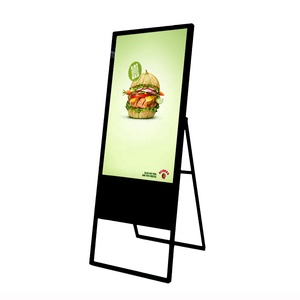 Pantalla Táctil Digital Negra en Oferta, Kiosco Publicitario MUPi, Pantalla LED LCD para Interiores, Equipo de Señalización para Tiendas Minoristas, 4K - Product Image 1