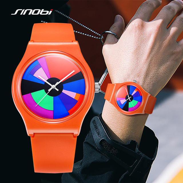 No Logo Alloy Quartz Men's Watch with Glass Dial Waterproof Custom Logo Option Rubber Band