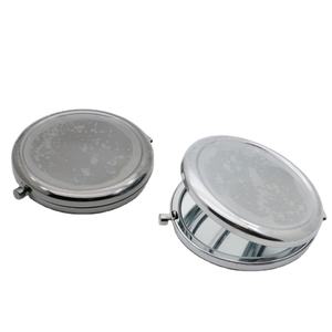 กระจกแต่งหน้าพกพาแบบโลหะและกระจก ขนาดเล็ก 70 มม. สองด้าน สกรีนโลโก้ได้ 3 สี สำหรับใช้ในบ้านอัจฉริยะ ปี 2024 - Product Image 3