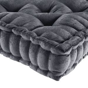 Coussin d'oreiller de sol carré DB Poly Chenille Coussin de siège et oreiller élégants - Product Image 4
