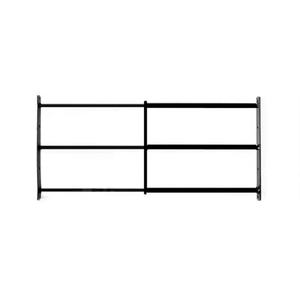 חלון אבטחה בר גדר פלדה בר מאריך הרחבה אבקת מצופה מצופה חלונות לבנים - Product Image 3