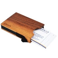 <strong>Best</strong> <strong>Selling</strong> Fashion Creative Beech Wood or Spade Wood Antique Business <strong>Name</strong> Credit <strong>Card</strong> Holder