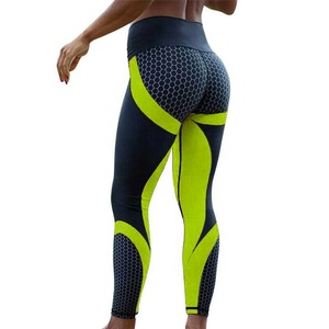 Leggings Deportivos Personalizados para Mujer, Pantalones de Yoga con Bolsillos, No Transparentes, Cintura Media, Control de Abdomen, Elásticos en 4 Direcciones, Largo hasta la Rodilla - Product Image 4