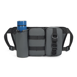 Wholesale Lightweight Waterproof Outdoor Sports Belt Fanny Pack Men Designer Waist <b>Bag</b> with <b>Bottle</b> Holder - Product Image 2
