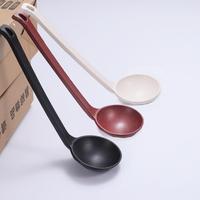 Cuillère à soupe en mélamine noire, vaisselle japonaise de Restaurant Offre Spéciale