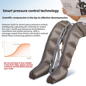 Manchon de <span class=keywords><strong>drainage</strong></span> <span class=keywords><strong>lymphatique</strong></span> de masseur de jambe de récupération de compression d'air rapide DVT pour la relaxation de jambe de pied - Product Image 2