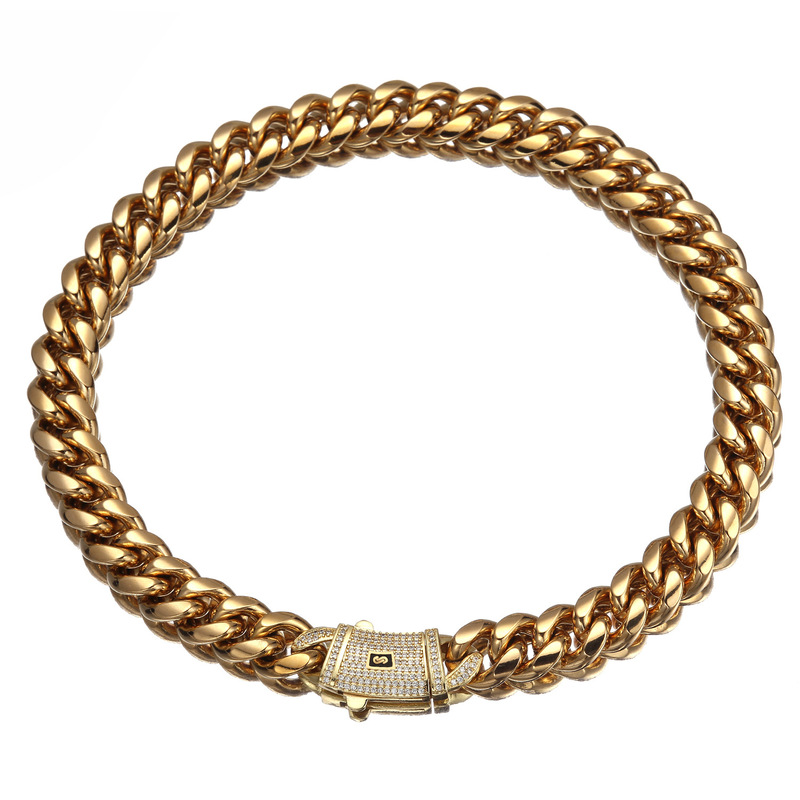 Unisex Stainless Steel O Chain Necklace