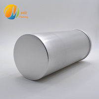 Pot vide en aluminium de 1000ml 1 litre, grand récipient métallique en aluminium pour thé, café, stockage des aliments