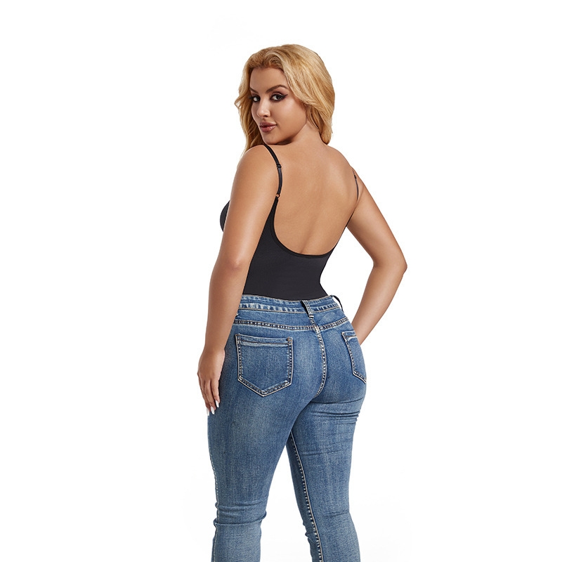 Backless Seamless Tummy-Control Thong (Z699344): side profile showing zones and edge stability