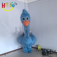 Costume d'animal Costume d'autruche gonflable en tissu Costume gonflable