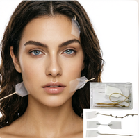Kit de 40 bandes et patchs invisibles pour lifting du visage, effet V-line
