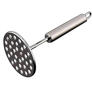 Triturador de Patatas de Acero Inoxidable, Herramienta Manual de Cocina para Triturar Verduras y Patatas - Product Image 1