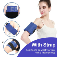 Compresse de gel réutilisable chaude/froide à prix d'usine pour soulager les douleurs musculaires, les blessures, les douleurs aux épaules, au dos, aux genoux, au cou, aux chevilles, 14,5x5,5 pouces