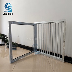 Janela de Estábulo para Cavalos em Metal Resistente com Vidro Temperado para Ventilação Eficiente em Equitação - Product Image 2