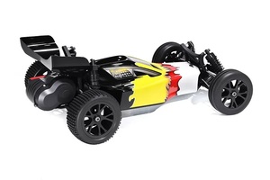 Voiture RC tout-terrain VRX Racing RH2011 Bullet <span class=keywords><strong>1</strong></span>/<span class=keywords><strong>10</strong></span> 2WD Brushed RC <span class=keywords><strong>Buggy</strong></span> avec moteur 540, ESC 40A, batterie NiMh 7.2V 1800mAh, amortisseurs à huile, vitesse 30km/h, prête à rouler (RTR) - Product Image 4