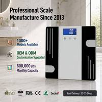 Báscula Digital Profesional para Grasa Corporal, 180 kg, Báscula Inteligente para Baño con Función de Memoria Multiusuario para Gimnasio en Casa
