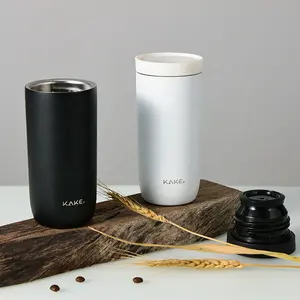 FLYCUP 250ml tazza da caffè tazze minimaliste in acciaio inossidabile 360 gradi in metallo Logo personalizzato viaggio regalo promozionale tazza da caffè con coperchio