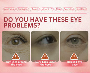 Masque pour les yeux au collagène et peptides, rose, hydratant, anti-rides, soin <span class=keywords><strong>spa</strong></span>, marque privée - Product Image 2