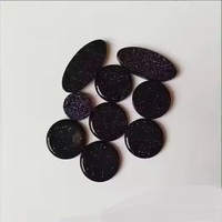 Saxophone Natural Blue Sandstone Buttons 9 Pcs Set Musical Instrument