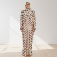 Abaya et Burqa pour femmes et filles de Dubaï, motifs variés en stock, dernières créations florales islamiques