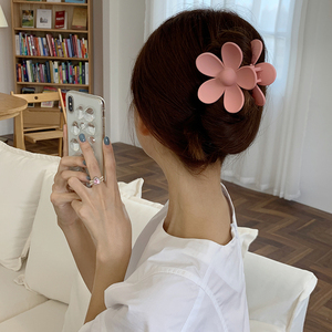 ที่หนีบผมแฟนซีสำหรับเด็กผู้หญิง,ที่หนีบผมดอกไม้ใหญ่สีลูกกวาดน่ารักผิวเกล็ดน้ำแข็งเกาหลีสินค้าออกใหม่ล่าสุด - Product Image 5