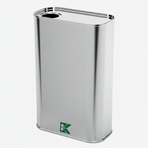 Contenedor Rectangular de Metal Kontensan para Almacenamiento de Aceite de Oliva, Modelo L588, Dimensiones 58x115x180mm, Origen Turquía - Product Image 2