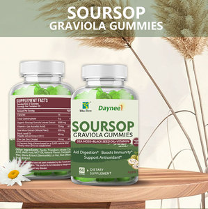 Winstown Soursop Graviola Gummies For Immune Mood Cell Regeneration Support Digestion Antioxidant Vegan Dietary Supplement Gummy - Product Image 2