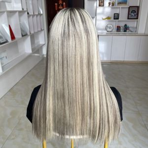 Ready to Ship Premium Raw European Hair Silk Top Lace Front Medical <b>Wig</b> With Silicone Glueless Silk Base <b>Wig</b> for Alopecia - Product Image 3
