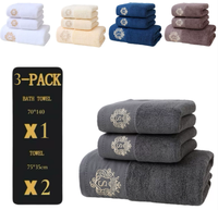 Serviettes de bain de luxe pour hôtel, en coton jacquard brodé de haute qualité, séchage rapide, design lettres douces, avec logo personnalisé