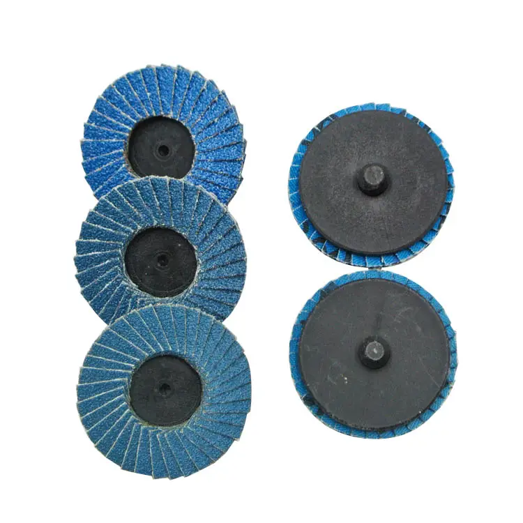 SATC 120Grit 10 Pcs Abrasive Roll Lock Sandpaper Wheels Flap Disc