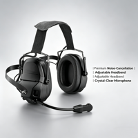 Auriculares Inalámbricos BT 5.5 para Monitores de Carreras, Auriculares con Cancelación Activa de Ruido y Micrófono para Casco de Carreras, Reducción de Ruido ENC para Llamadas