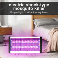 Piège à Moustiques et Insectes Professionnel Électronique UV, Lampe Tue-Insectes LED d'Intérieur et d'Extérieur