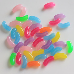 Résine Simulation colorée gelée haricots breloques pour Slime additifs argile bricolage Lizun jouet gâteau accessoires colle pour Slimes fournitures - Product Image 6