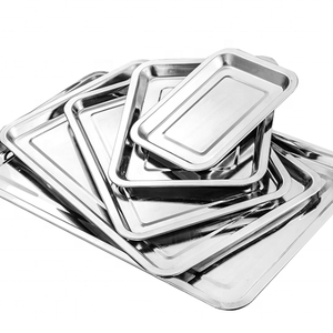 <span class=keywords><strong>Assiette</strong></span> rectangulaire en acier inoxydable 410Restaurant, <span class=keywords><strong>assiette</strong></span> profonde pour la cuisson à la vapeur du riz et du poisson, <span class=keywords><strong>assiette</strong></span> multi-usages pour restaurant et hôtel - Product Image 3