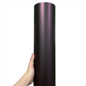 Film de protection de carrosserie pour voiture en PET noir mat effet violet, installation <span class=keywords><strong>à</strong></span> sec sans bulles, protection UV, anti-rayures, en promotion - Product Image 5