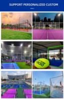 Murs de terrain de padel en verre trempé Weihua 2x3m les plus vendus - Panneaux de verre de sécurité 12mm certifiés CE pour usage extérieur - Prix compétitif direct usine