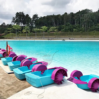 Prix d'usine bas piscine pédalo main pédalier bateaux main bateau pour les enfants