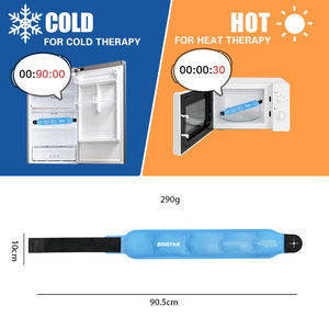 Attelle de poignet réutilisable à gel chaud et froid pour soulager la douleur - Compresse de glace compressive pour le syndrome du canal carpien, la tendinite et les blessures sportives - Product Image 6