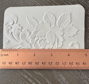 Cartes <span class=keywords><strong>de</strong></span> mariage personnalisées en ivoire avec motifs floraux en relief 3D, enveloppe <span class=keywords><strong>pour</strong></span> toutes <span class=keywords><strong>les</strong></span> occasions, papeterie - Product Image 4