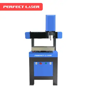 Perfect Laser Schlussverkauf 1,5 kW Mini 3D-Tiegel Acryl Kunststoff CNC-Router Metall Nichtmetall Schnitzerei Schneidemaschine für Holzindustrie