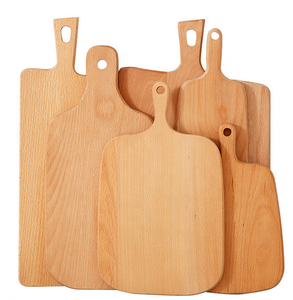 Tabla de cortar con mango para cocina, logo láser, luz oscura, madera de bambú, acacia, haya, nogal, Oliva, teca, con mango, venta al por mayor