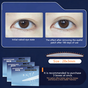 LMLTOP Factory Patchs naturels invisibles pour <span class=keywords><strong>paupières</strong></span> doubles, Bande adhésive sans colle pour <span class=keywords><strong>paupières</strong></span> doubles, Kit de bandes de lifting pour <span class=keywords><strong>paupières</strong></span> longue durée 28*3mm - Product Image 1