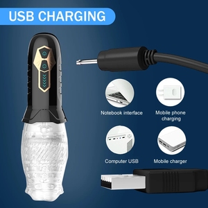 360 Grad rotierender automatischer elektrischer Schub männlicher Mastur bator <span class=keywords><strong>Machine</strong></span> Man's Cup Mastur bator für Selbst vergnügen - Product Image 6