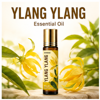 Minyak Ylang-ylang Alami Murni; Menenangkan, Merilekskan, dan Membantu Mengatur Tekanan Darah; Cocok untuk Aromaterapi dan Perawatan Rambut.