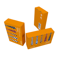 Caja de Cartón Corrugado Rígido Personalizada con Relieve y Laminado Mate, Caja de Cartón Plegable Reciclable para Embalaje de Ropa