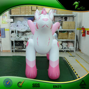 HongYi Dễ Thương Tùy Chỉnh Inflatable Hồng Bay Wolf Phim Inflatable Nhân Vật Bóng - Product Image 6