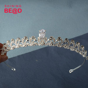 Ingrosso festa di nozze corona tiara san valentino la corona della sposa la corona della <span class=keywords><strong>regina</strong></span> - Product Image 5