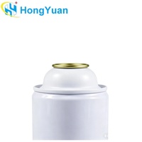 Bouteilles aérosols vides de remplacement, laquées mat, pour adhésifs et mastics, en fer blanc rechargeable, avec bouchon à vis et bouchon couronne, pour produits chimiques